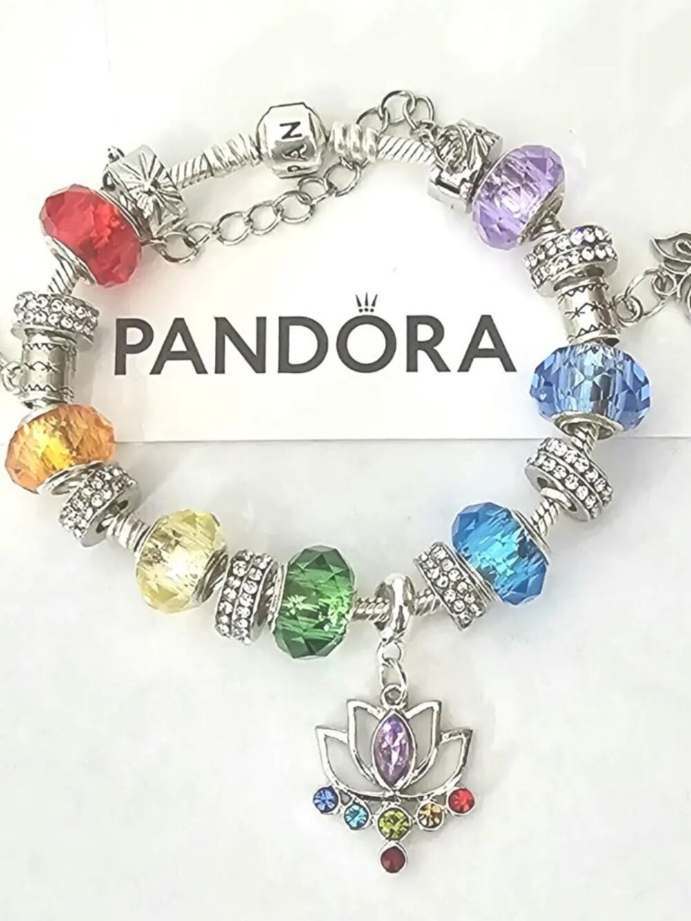 Chakras Pandora Bracelet comes with Receipt